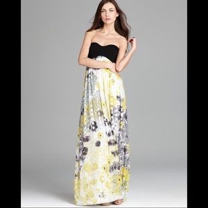 DVF Asti Silver Dot Maxi Dress - sz 6